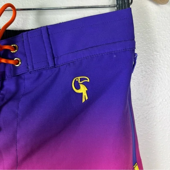 TUCANN Faded Crimson v2 - 3 Men's Short Inseam Swim Board Shorts